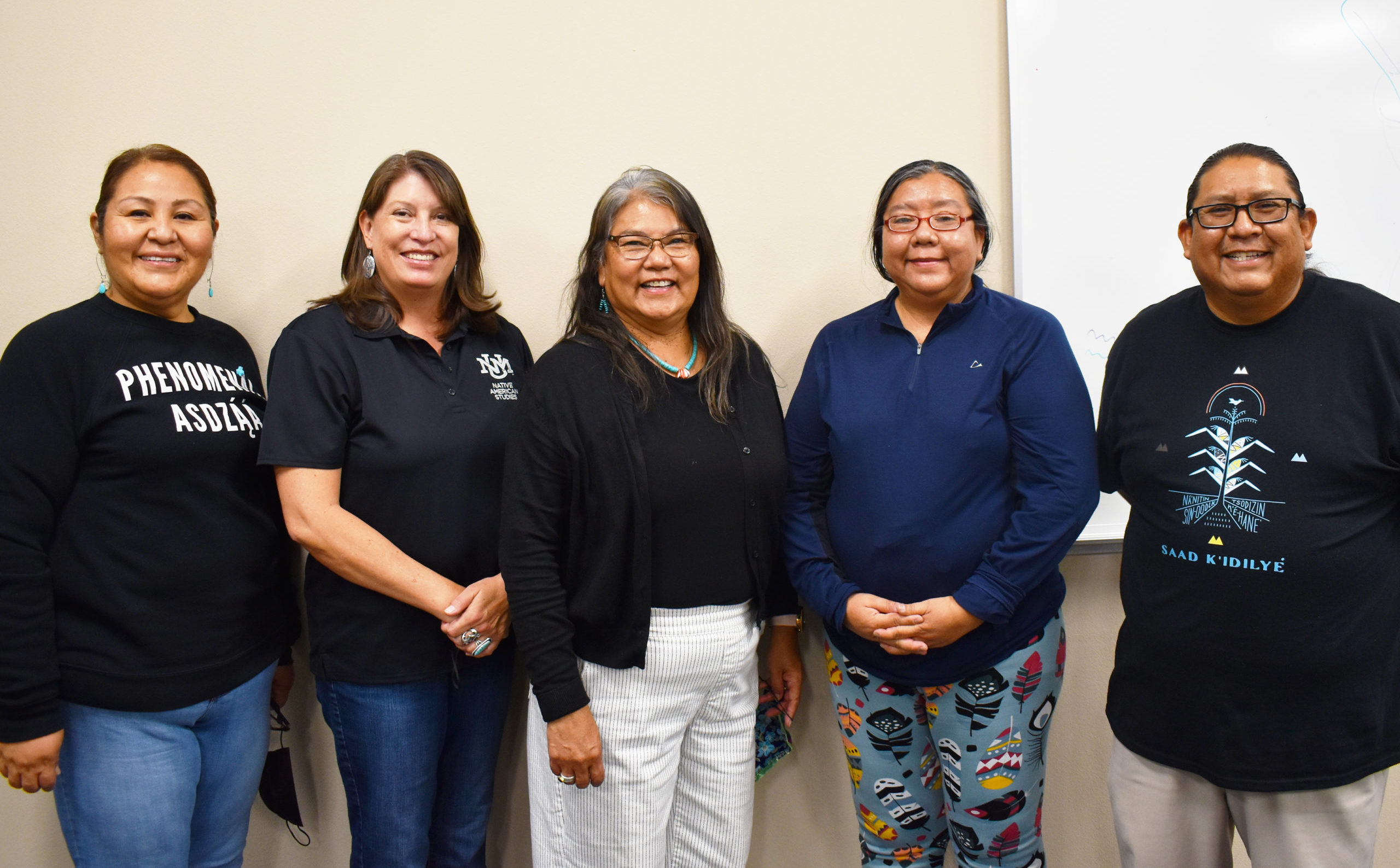 (From left to right) Cheryl Yazzie, Tiffany Lee, Mary Whitehair-Frazier, Melvatha Chee, Warlance Chee